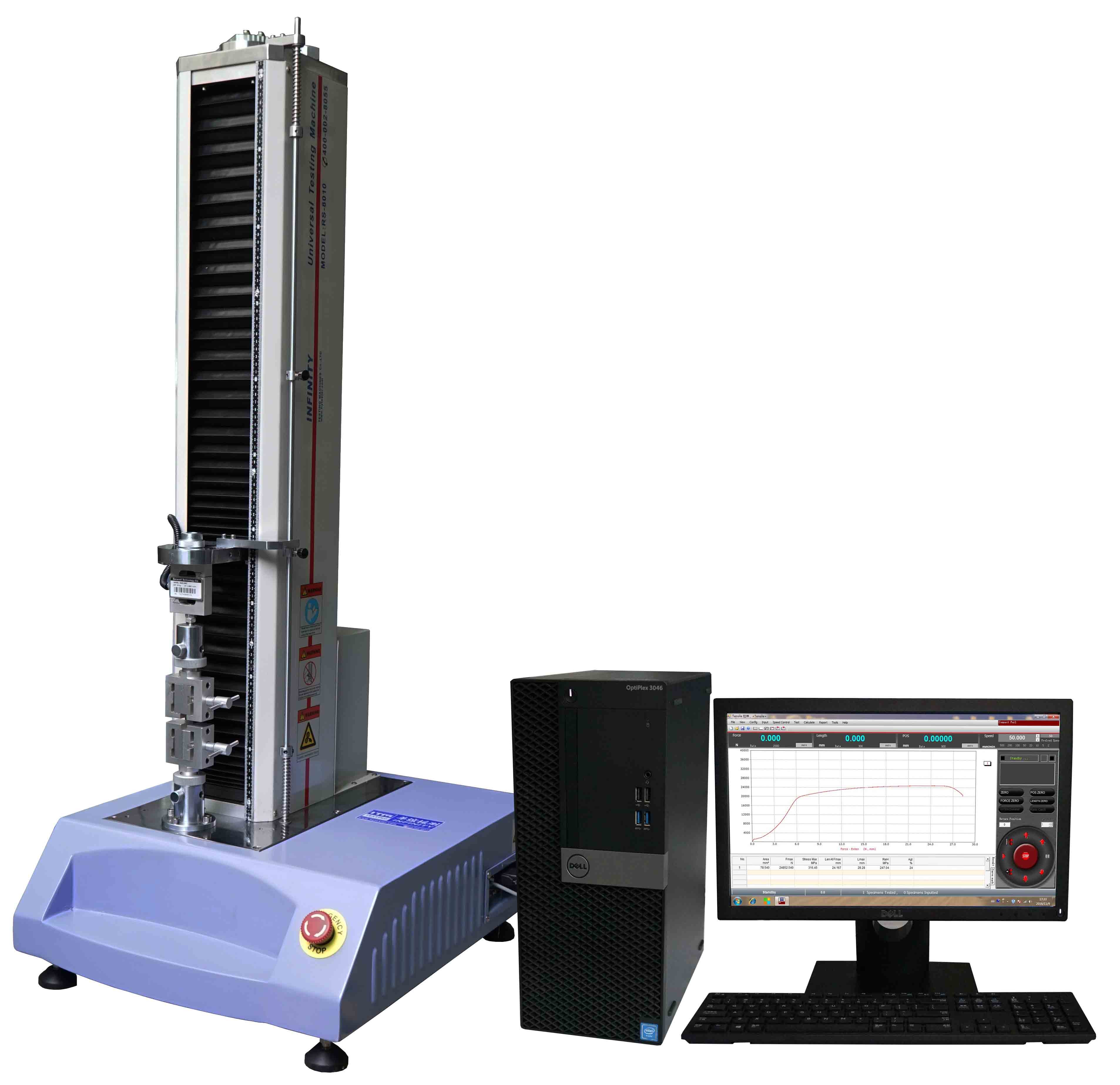 Ηλεκτρονική καθολική εξεταστική ικανότητα ASTM D3330 μηχανών 5KN ελέγχων με σερβομηχανισμό