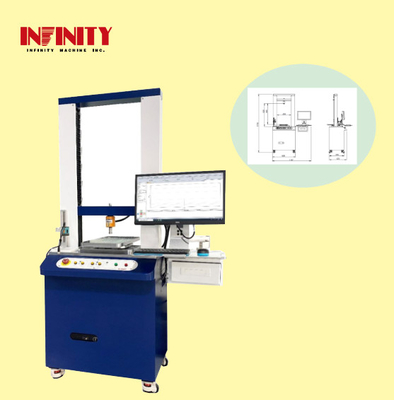0-600mm Test Trip Tensile Testing Machine με χωρητικότητα αισθητήρα αξίας δύναμης 500Kg
