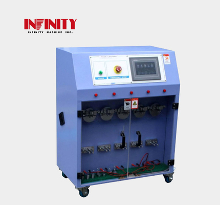 AC220V 50Hz 10A Πέντε σταθμούς Wire Pull Testing Machine για τον χρόνο επιτάχυνσης και επιβράδυνσης του κινητήρα 45ms