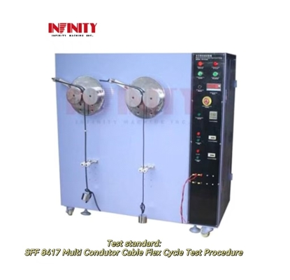 Δοκιμαστική ταχύτητα 10 ~ 60rpm Δοκιμαστική κάλυψη καλωδίων ακουστικών