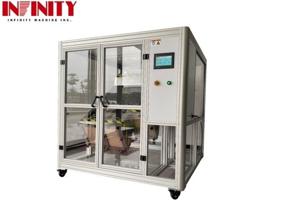 220V 120V τηλεχειριστή Μηχανή δοκιμής πρόσκρουσης κυλιόμενης πτώσης με 2 χάλυβα